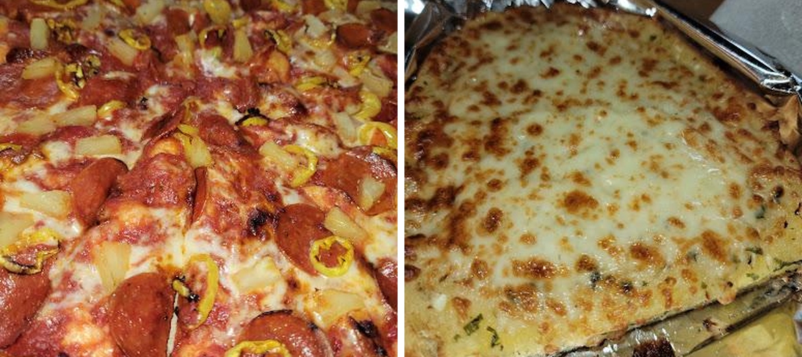 Pizza Dock Menu